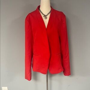 Fashion Nova Vibrant Red Blazer